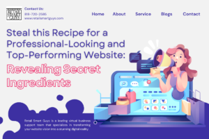 Steal this Recipe for a Professional-Looking and Top-Performing Website: Revealing Secret Ingredients